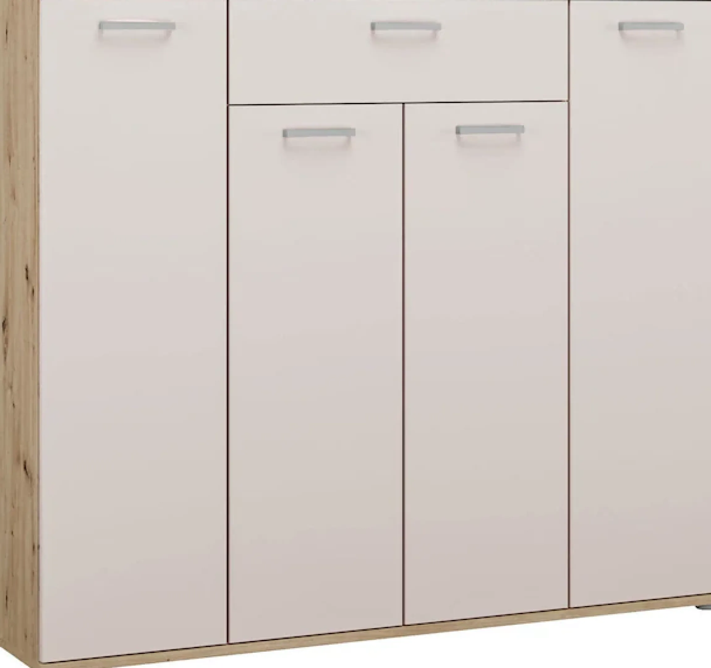 FORTE Kommode »Kombikommode, Stauraum, Einlegeböden verstellbar« B/H/T ca.140/120/34 cm, viel Stauraum, PEFC zertifiziert