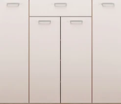 FORTE Kommode »Kombikommode, Stauraum, Einlegeböden verstellbar« B/H/T ca.140/120/34 cm, viel Stauraum, PEFC zertifiziert