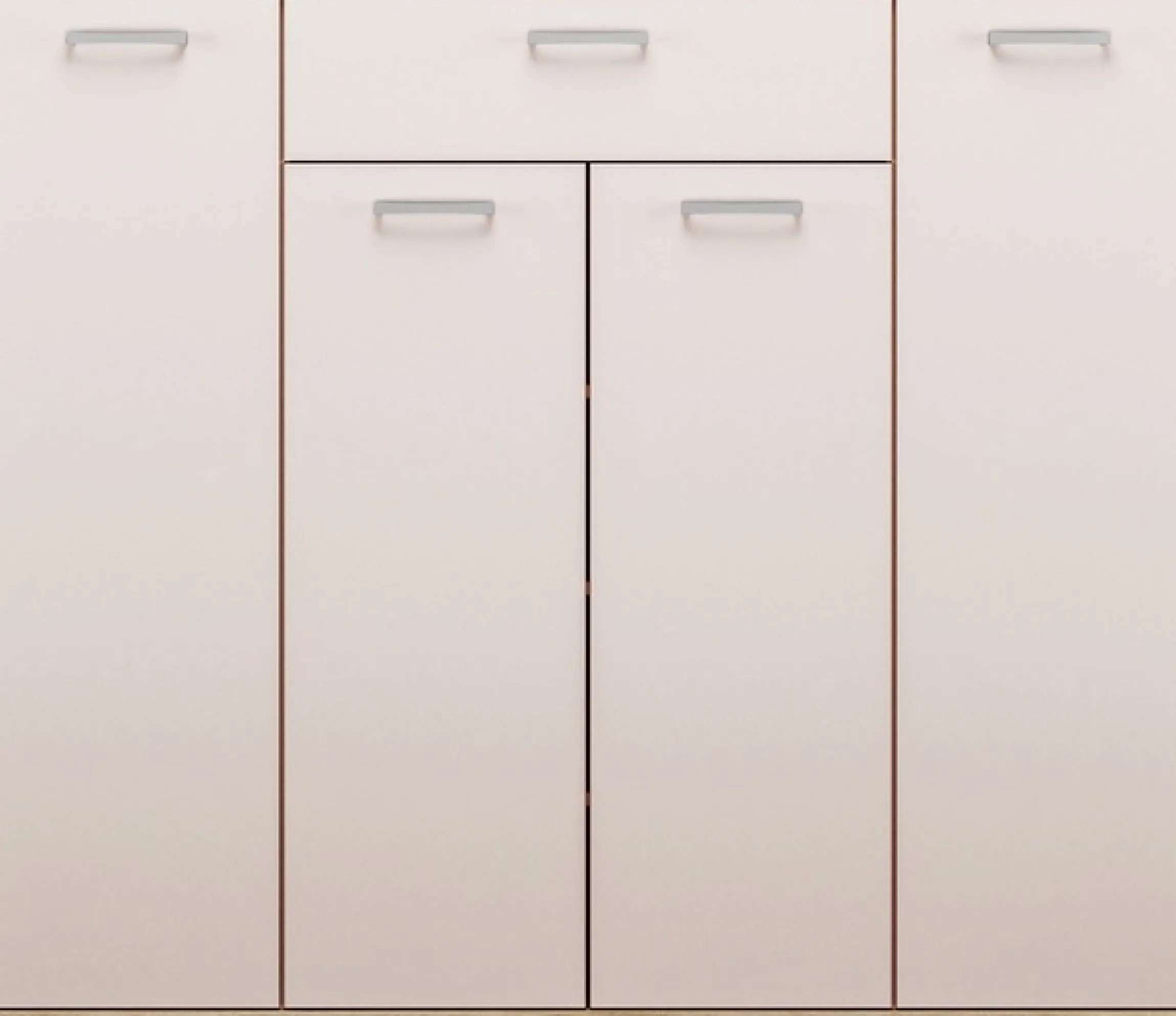 FORTE Kommode »Kombikommode, Stauraum, Einlegeböden verstellbar« B/H/T ca.140/120/34 cm, viel Stauraum, PEFC zertifiziert