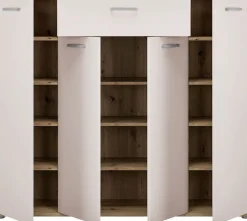 FORTE Kommode »Kombikommode, Stauraum, Einlegeböden verstellbar« B/H/T ca.140/120/34 cm, viel Stauraum, PEFC zertifiziert