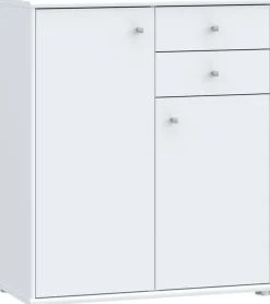 FORTE Kommode »Tempra, Kommode, 2 Türen, 2 Schubkästen, viel Stauraum« Breite 73,7 cm