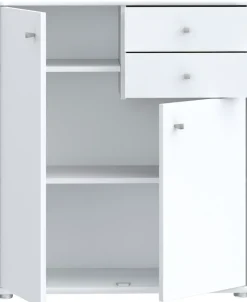 FORTE Kommode »Tempra, Kommode, 2 Türen, 2 Schubkästen, viel Stauraum« Breite 73,7 cm