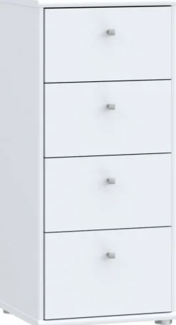 FORTE Kommode »Tempra, Kommode, 4 Schubkästen , Höhe 85,5 cm« Breite 38,6 cm