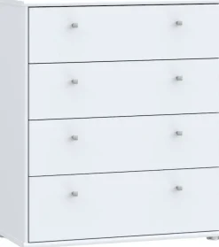 FORTE Kommode »Tempra, Kommode, 4 Schubkästen , Höhe 85,5 cm« Breite 73,7 cm