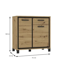 FORTE Kommode »Trondheim« Breite 91 cm
