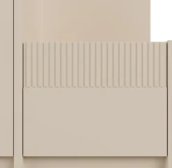 FORTE Kompaktgarderobe »Oak Squere Garderobe, 1 Türe, 1SK, 1 Klappe« B/H/T 108,4 /195,9/41,7 cm Spiegel, Haken, Kleiderstange