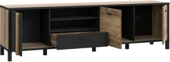 FORTE Lowboard »Hayato« TV-Schrank, TV-Board, Breite ca. 199 cm