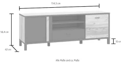 FORTE Lowboard »Hayato« TV-Schrank, TV-Board, Breite ca. 154 cm