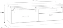 FORTE Lowboard »KaszimiroTV-Board, TV-Schrank«