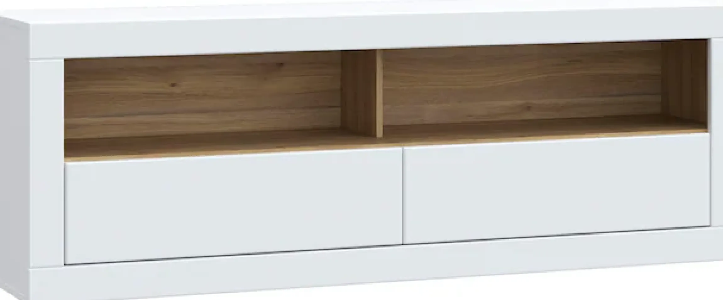 FORTE Lowboard »LefkadasTV-Board, TV-Schrank« TV-Board, Schubkästen, Push to open, Grifflos, BxH= 175,4 x 61,6cm