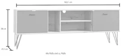FORTE Lowboard »NeyleTV-Board, TV-Schrank« Breite ca. 163 cm