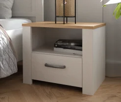 FORTE Nachtkommode B/H/T 61,6/52/42 cm , in 2 Dekoren erhältlich
