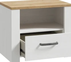 FORTE Nachtkommode B/H/T 61,6/52/42 cm , in 2 Dekoren erhältlich