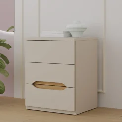 FORTE Nachtkommode B/H/T 50,4/63,5/41,5 cmNako passend zum Boxspringbett