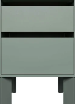 FORTE Nachtkommode »Tahoe Nachtkommode, grifflos,2 Schubkästen« B/H/T 48,2/66,7/41,4 cm