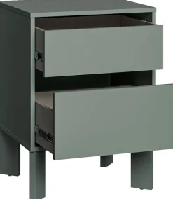 FORTE Nachtkommode »Tahoe Nachtkommode, grifflos,2 Schubkästen« B/H/T 48,2/66,7/41,4 cm