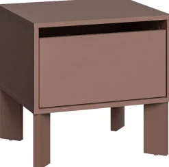 FORTE Nachtkommode »Tahoe Nachtkommode, grifflos, Schubkasten« B/H/T 48,2/47,5/41,4 cm