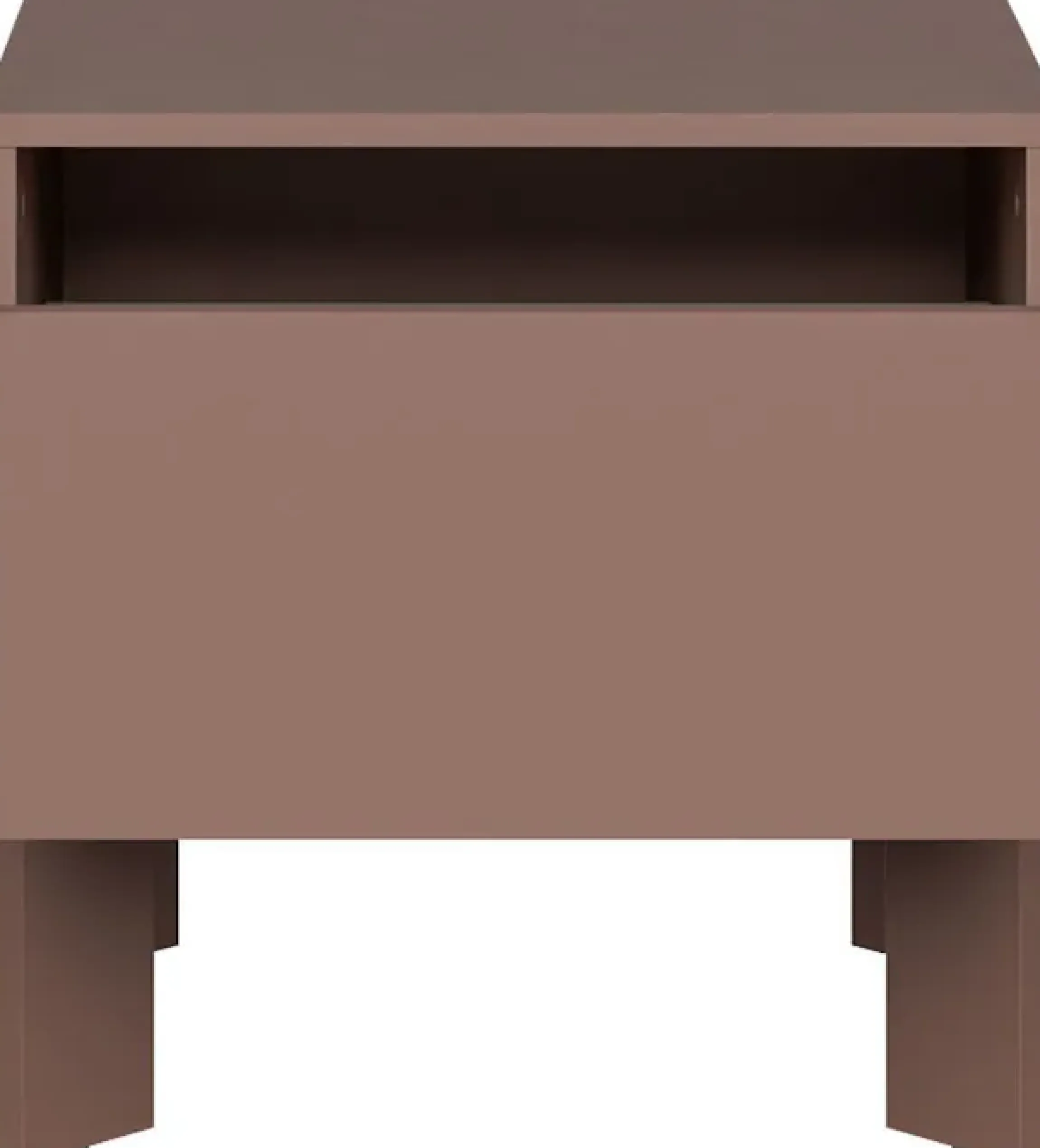 FORTE Nachtkommode »Tahoe Nachtkommode, grifflos, Schubkasten« B/H/T 48,2/47,5/41,4 cm