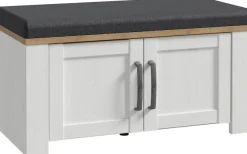 FORTE Polsterbank »Bohol, Garderobenbank mit Sitzpolster, Stauraum« B/H/T 86,5/45/42cm