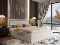FORTE Polsterbett »LATIS erhältlich in den Breiten 140cm, 160cm & 180cm, inkl. Bettkasten« erhältlich in verschiedenen Farben