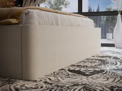 FORTE Polsterbett »LATIS erhältlich in den Breiten 140cm, 160cm & 180cm, inkl. Bettkasten« erhältlich in verschiedenen Farben