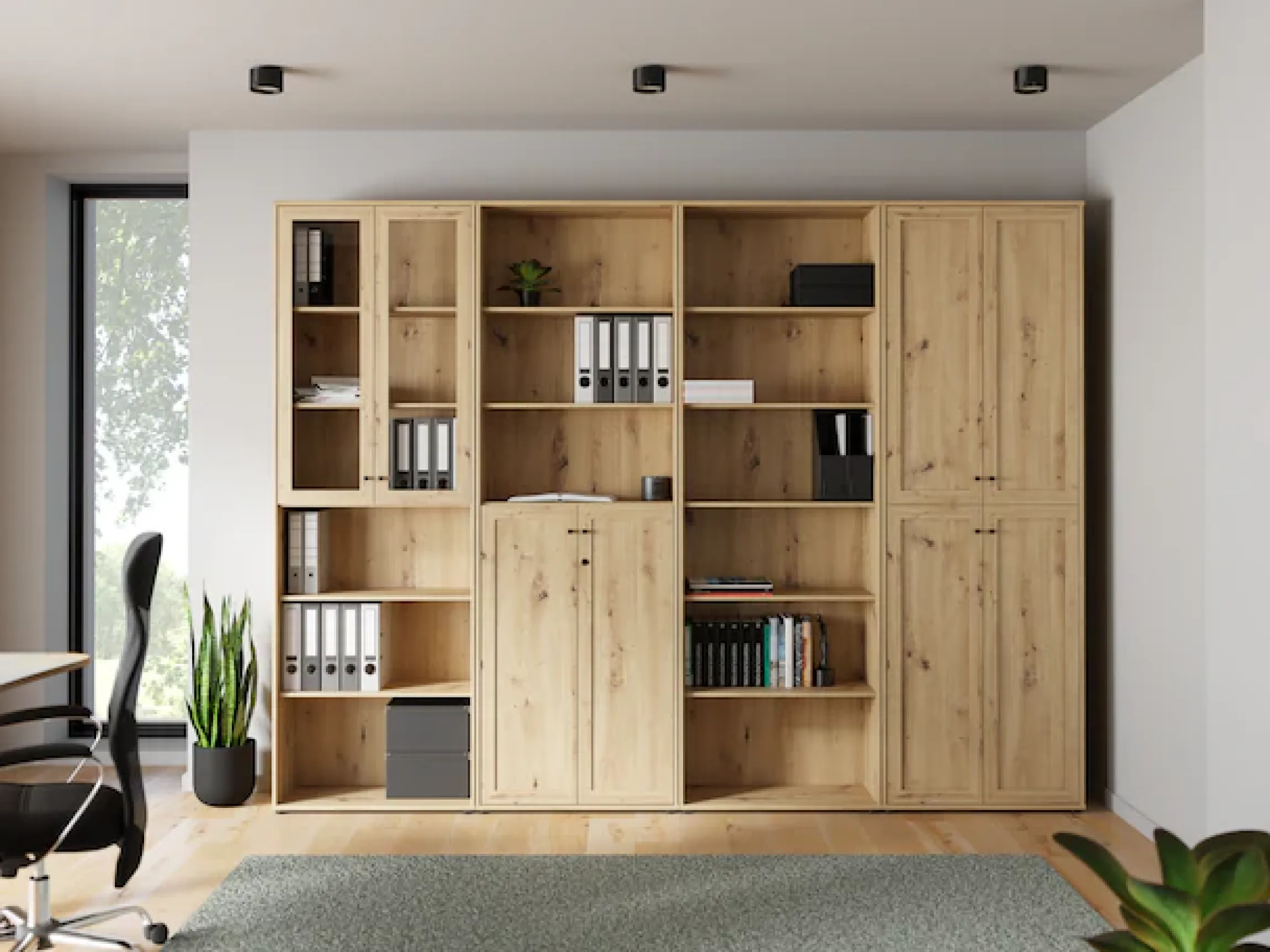 FORTE Regalelement »Trevone« B/H/T 73,7/223,1/34,8 Türen optional bestellbar