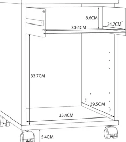 FORTE Rollcontainer »Tempra«