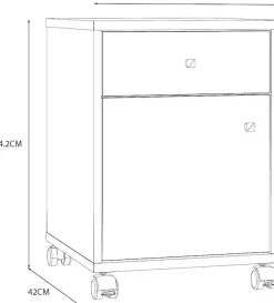 FORTE Rollcontainer »Tempra«