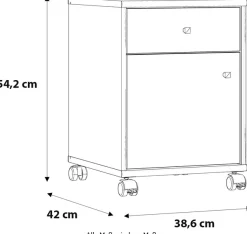 FORTE Rollcontainer »Tempra«