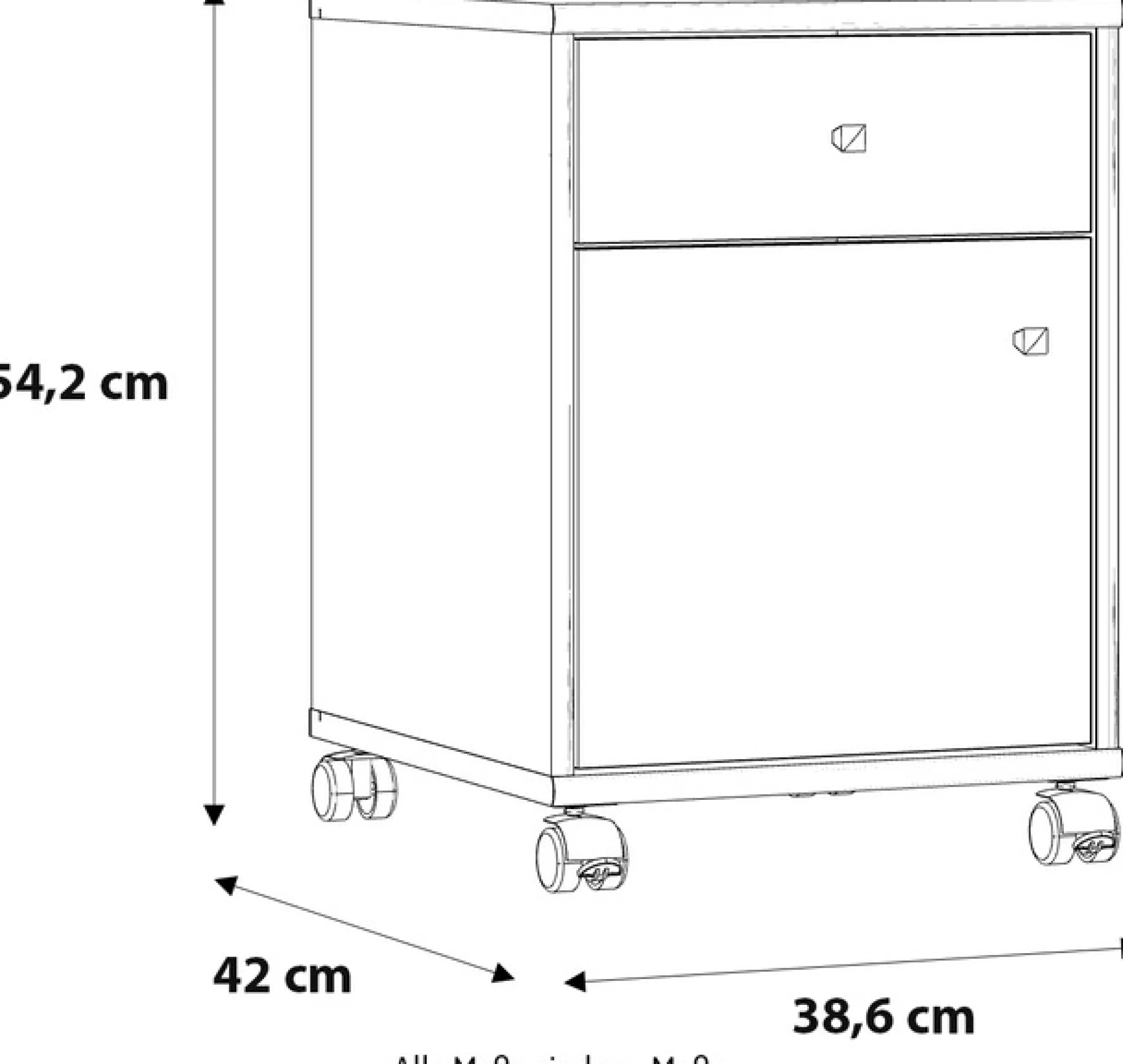 FORTE Rollcontainer »Tempra«