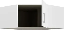 FORTE Schrankaufsatz Eckschrankaufsatz, Stauraum, optimale Raumnutzung