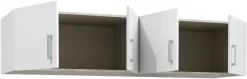FORTE Schrankaufsatz Schrankaufsatz, Stauraum, 4 Türen, Raumnutzung