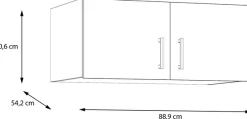 FORTE Schrankaufsatz Schrankaufsatz, Stauraum, Raumnutzung