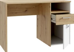 FORTE Schreibtisch »Culgoa« Schreibtisch, Stauraum, Schubkasten, Türe, offenes Fach, pflegeleicht