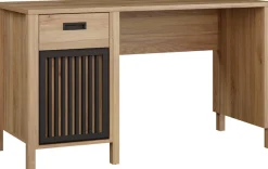 FORTE Schreibtisch »Jytana« B/H/T 125/72,3/56,5 cm, Lamellenfront