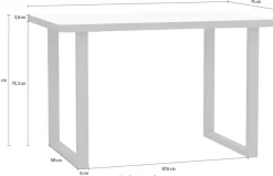 FORTE Schreibtisch »Keflav« Breite 120 cm