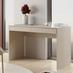 FORTE Schreibtisch »Milles« 2 Schubkästen mit Vollauszug, B/H/T 124,8/77,3/53,1 cm