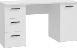 FORTE Schreibtisch »Neuss« mit 3 Schubladen & 1 Tür, funktional, Breite 138 cm