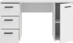 FORTE Schreibtisch »Neuss« mit 3 Schubladen & 1 Tür, funktional, Breite 138 cm