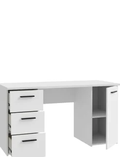 FORTE Schreibtisch »Neuss« mit 3 Schubladen & 1 Tür, funktional, Breite 138 cm