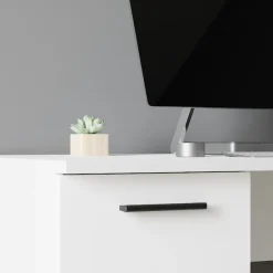FORTE Schreibtisch »Neuss« mit 3 Schubladen & 1 Tür, funktional, Breite 138 cm