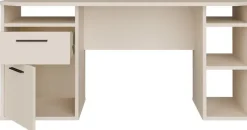 FORTE Schreibtisch »Tezaur« mit Schubkasten und Tür, B/H/T 160/75,7/72 cm