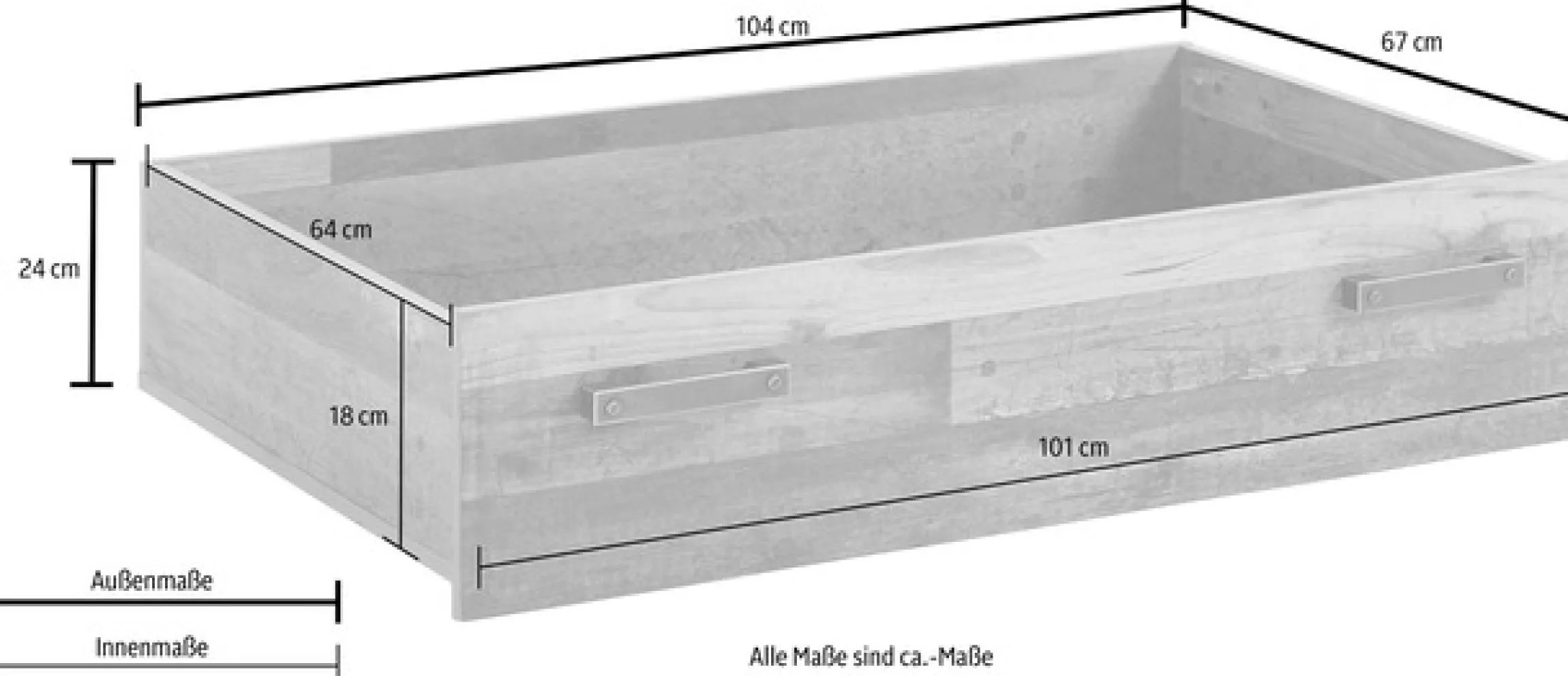 FORTE Schubkasten »Clif«