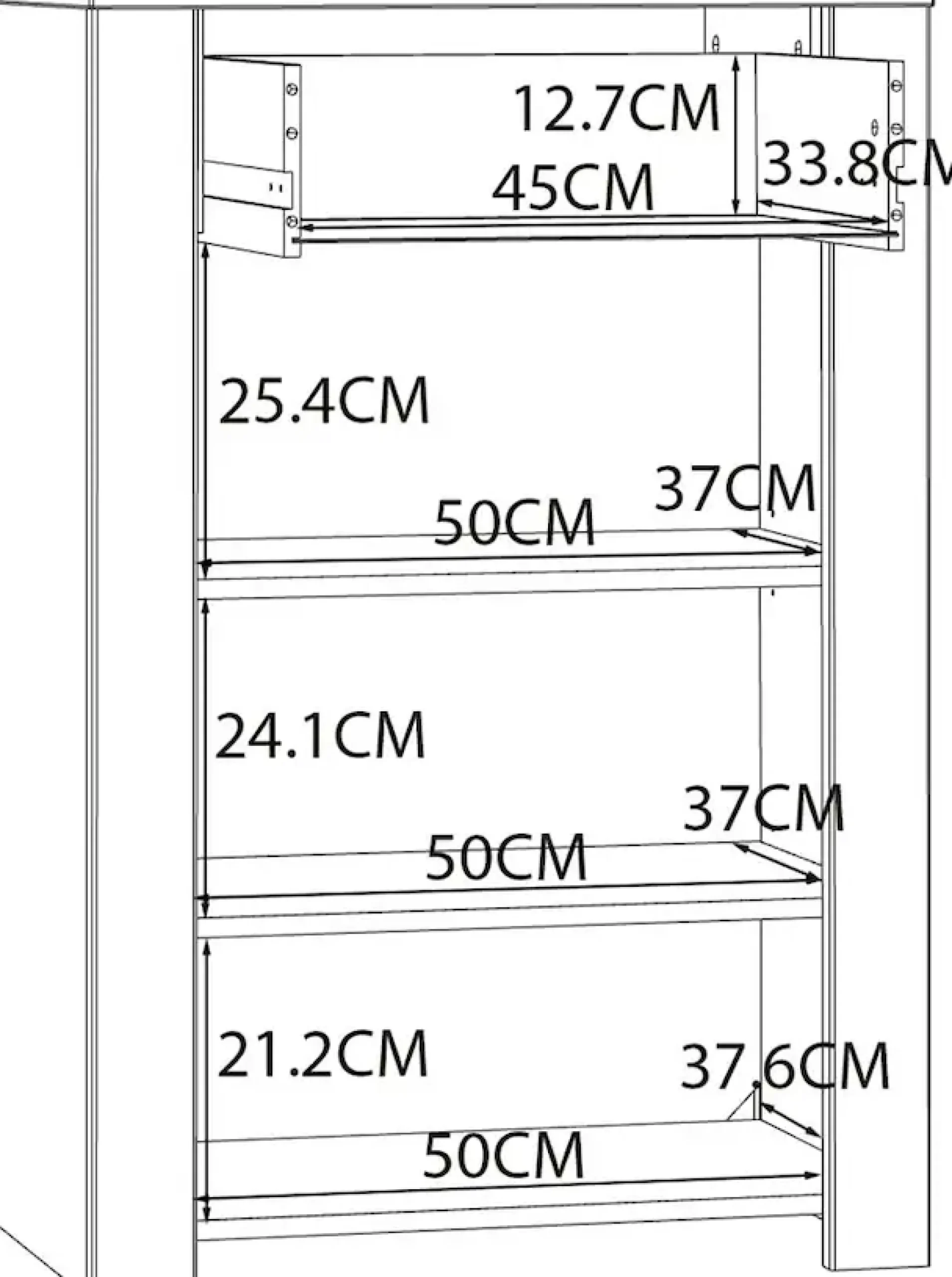 FORTE Schuhkommode »Bohol Schuhschrank, Soft Close, 6 Paar Schuhe« B/H/T 66,7/99,3/42 cm,