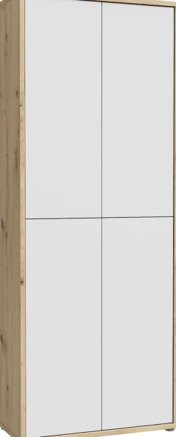 FORTE Schuhschrank »Alice Springs, Schuhschrank, Höhe 191,9 cm, 4 Türen, viel Platz« B/H/T 74,5/191,9/34,9 cm,Stauraumschrank, Mehrzweckschrank, Breite 74,5 cm, mit 8 Böden