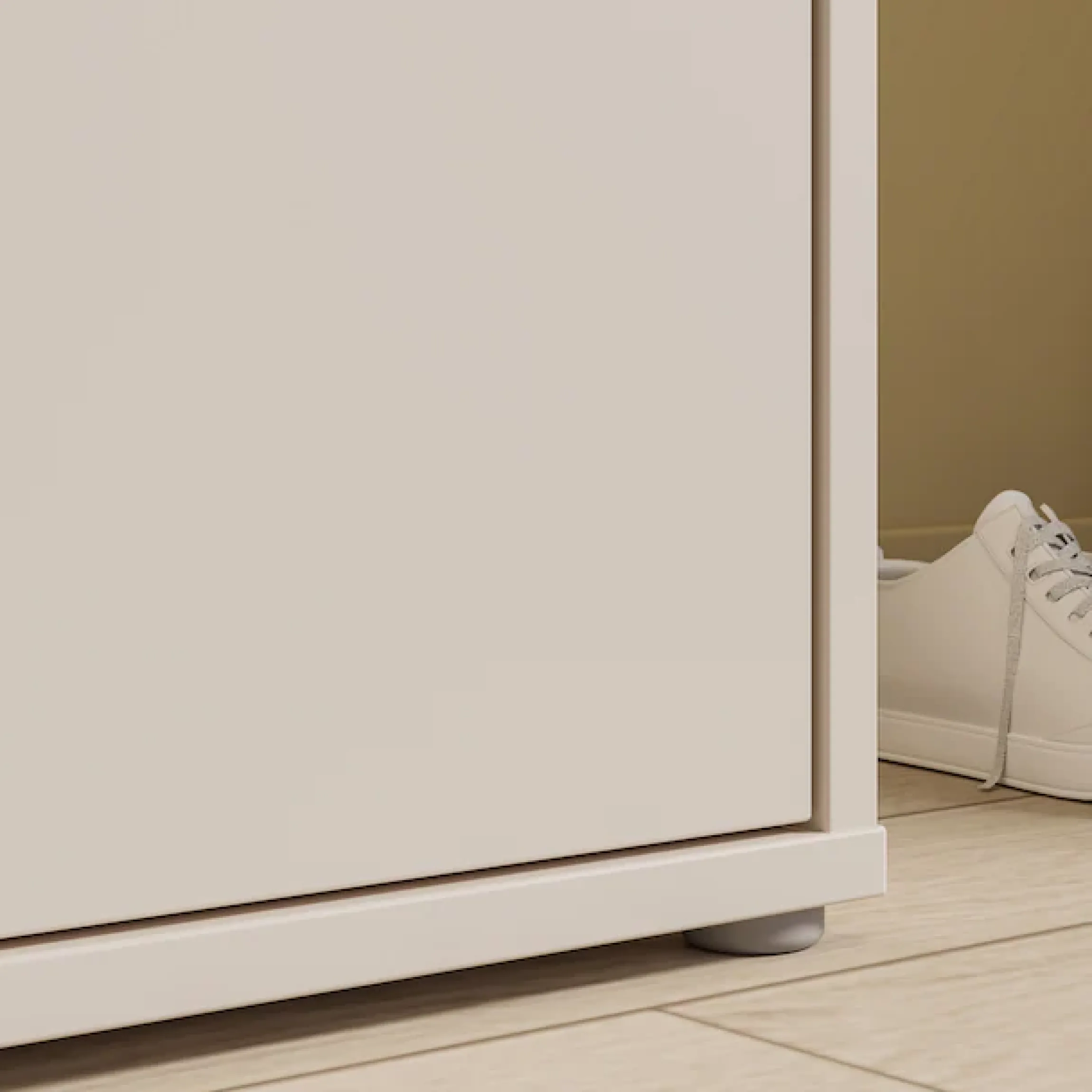 FORTE Schuhschrank »Alice Springs, Schuhschrank, B/H/T 109,2/191,9/34,9 cm, 36 Paar Schuhe« B/H/T 109,2/191,9/34,9 cm,Stauraumschrank, Mehrzweckschrank, (B/H 109cm x 192cm), mit 16 Böden