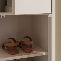 FORTE Schuhschrank »Alice Springs, Schuhschrank, B/H/T 109,2/191,9/34,9 cm, 36 Paar Schuhe« B/H/T 109,2/191,9/34,9 cm,Stauraumschrank, Mehrzweckschrank, (B/H 109cm x 192cm), mit 16 Böden