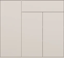 FORTE Schuhschrank »Alice Springs« B/H/T 109,2/99,1/34,9 cm Push to open, 20 Paar Schuhe