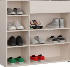 FORTE Schuhschrank »Alice Springs« B/H/T 109,2/99,1/34,9 cm Push to open, 20 Paar Schuhe