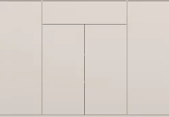 FORTE Schuhschrank »Alice Springs« B/H/T 143,9/99,1/34,9 cm Push to open, 28Paar Schuhe
